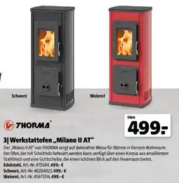 Hagebau Werkstatttofen „Milano II AT“ THORMA Angebot