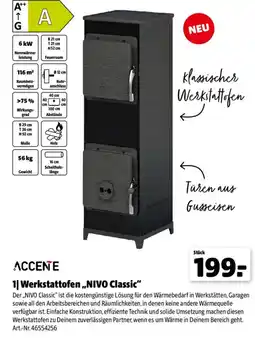 Hagebau ACCENÉ Werkstattofen „NIVO Classic“ Angebot