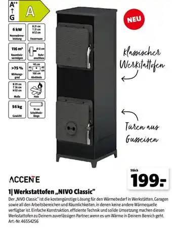 ACCENÉ Werkstattofen „NIVO Classic“