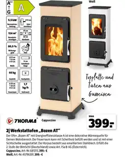 Hagebau THORMA Werkstattofen,,Bozen AT" Angebot