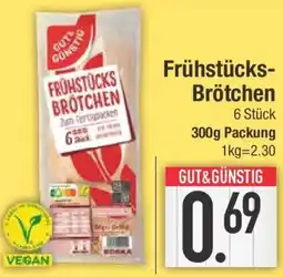 Edeka GUT & GÜNSTIG Frühstücks Brötchen Angebot