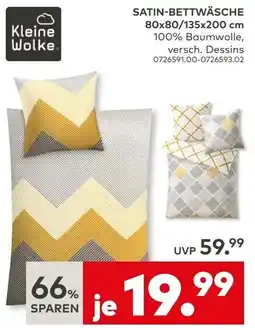 porta Satin-Bettwäsche Kleine Wolke Angebot