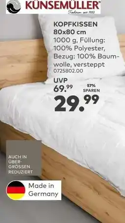 porta KUNSEMÜLLER KOPFKISSEN Angebot