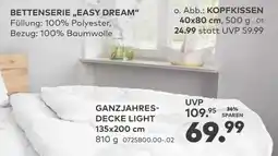 porta BETTEN SERIE „EASY DREAM“ GANZJAHRES-DECKE LIGHT Angebot