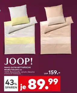 porta JOOP! MAKO-SATIN-BETTWÄSCHE Angebot
