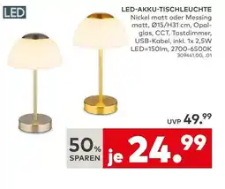 porta LED- AKKU-TISCHLEUCHTE Angebot