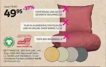 Mömax Bettwäsche „bio-eva Uni“ Angebot