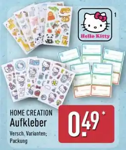 Aldi Nord Hello Kitty Aufkleber Angebot