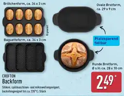 Aldi Nord CROFTON Backform Angebot