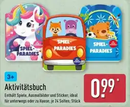 Aldi Nord Spiel-Paradies Aktivitätsbuch Angebot