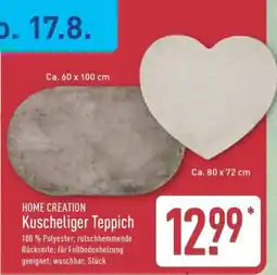 Aldi Nord HOME CREATION Kuscheliger Teppich Angebot