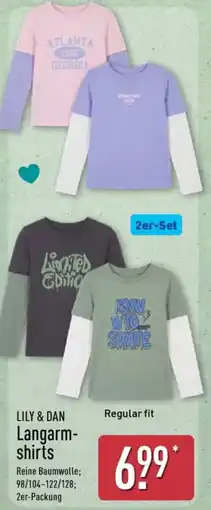 Aldi Nord LILY & DAN Langarmshirts Angebot