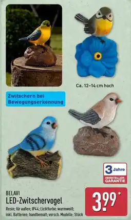Aldi Nord BELAVI LED-Zwitschervogel Angebot