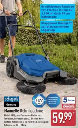 Aldi Nord scheppach Manuelle Kehrmaschine Angebot