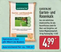 Aldi Nord GARDENLINE Garten- und Rasenkalk Angebot