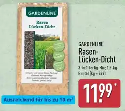 Aldi Nord GARDENLINE Rasen-Lücken-Dicht Angebot