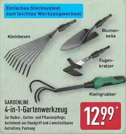 Aldi Nord GARDENLINE 4-in-1-Gartenwerkzeug Angebot