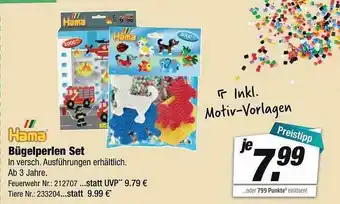 Rofu Kinderland Hama Bügelperlen Set Angebot