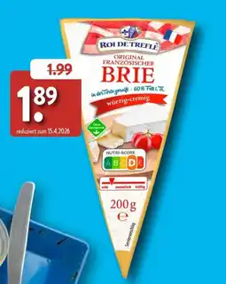 Aldi Süd ROI DE TREFLÉ ORIGINAL FRANZÖSISCHER BRIE Angebot