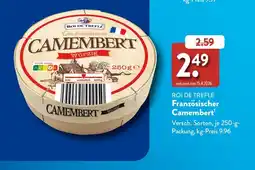 Aldi Süd ROI DE TREFLE Französischer Camembert Angebot