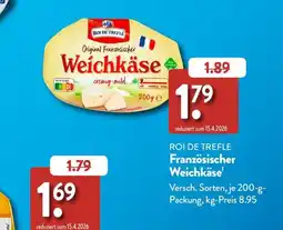 Aldi Süd ROI DE TREFLE Französischer Weichkäse Angebot