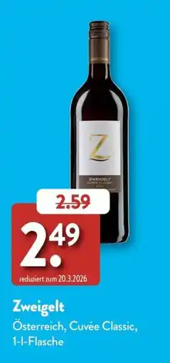 Aldi Süd Zweigelt Cuvée Classic Angebot