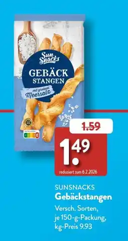Aldi Süd Sun Snacks Gebäckstangen Angebot