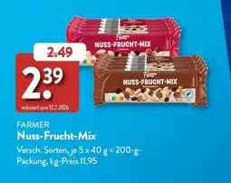 Aldi Süd FARMER Nuss-Frucht-Mix Angebot