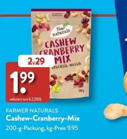 Aldi Süd FARMER NATURALS Cashew-Cranberry-Mix Angebot