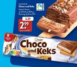 Aldi Süd Choceur Choco und Keks Angebot