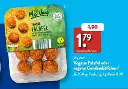 Aldi Süd MYVAY Vegane Falafel Angebot