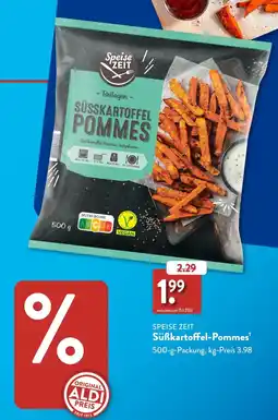 Aldi Süd SPEISE ZEIT Süßkartoffel-Pommes Angebot