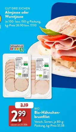 Aldi Süd Bio-Hähnchenbrustfilet Angebot