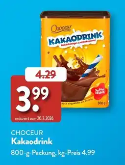 Aldi Süd Choceur Kakaodrink Angebot