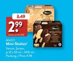 Aldi Süd MUCCI Mini-Stieleis Angebot