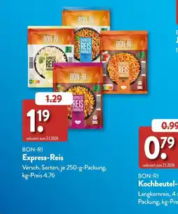 Aldi Süd BON-RI Express-Reis Angebot