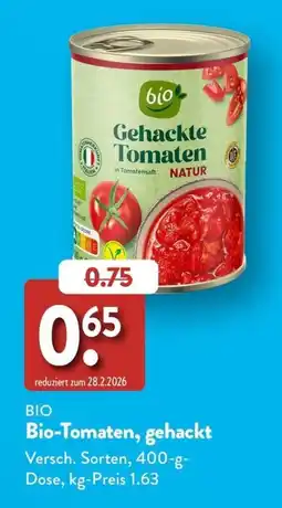 Aldi Süd bio Gehackte Tomaten Angebot