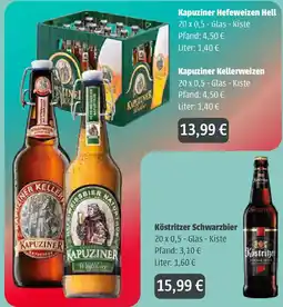 Ellerkamp Getränke Kapuziner Hefeweizen Hell o. Kapuziner Kellerweizen Angebot
