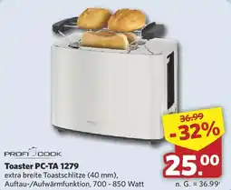 Combi PROFI COOK Toaster PC-TA 1279 Angebot