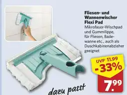 Combi LEIFHEIT Fliesen- und Wannenwischer Flexi Pad Angebot