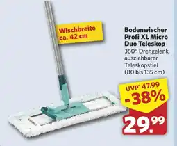 Combi LEIFHEIT Bodenwischer Profi XL Micro Duo Teleskop Angebot