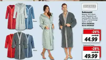 Lidl Egeria Bademantel Angebot