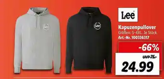 Lidl Lee Kapuzenpullover Angebot