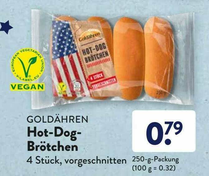 Goldähren Hotdogbrötchen Angebot bei Aldi Süd