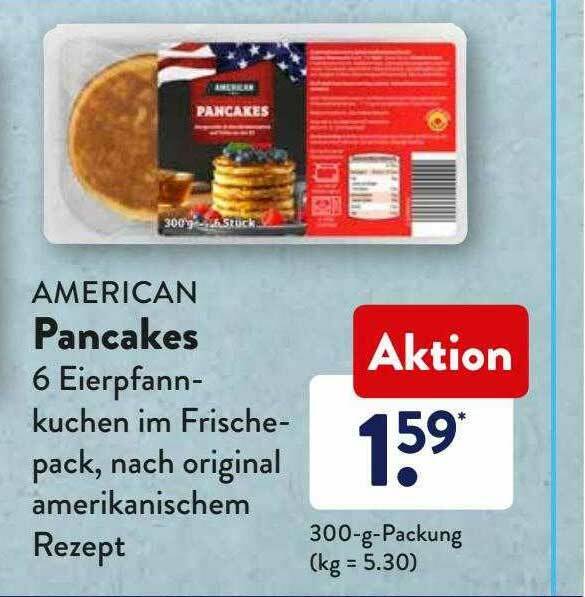American Pancakes Angebot bei Aldi Süd