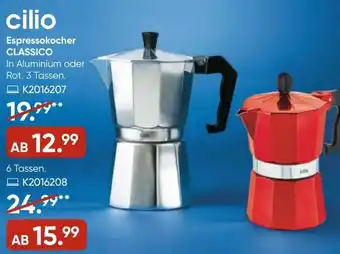 Galeria Cilio Espressokocher Classico Angebot