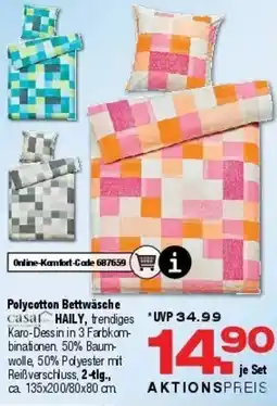 Ostermann Polycotton Bettwäsche casa HAILY Angebot