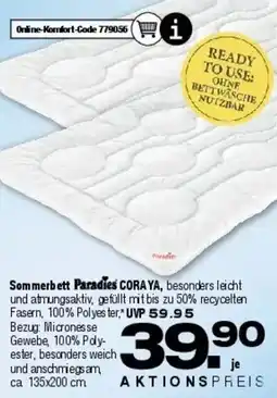 Ostermann Sommerbett Paradies CORAYA Angebot