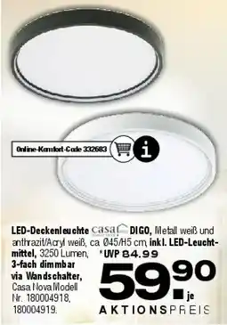 Ostermann LED-Deckenleuchte casa DIGO Angebot