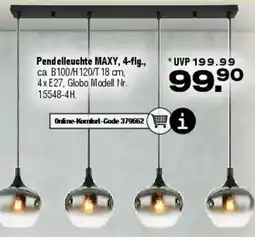 Ostermann Pendelleuchte MAXY, 4-flg. Angebot